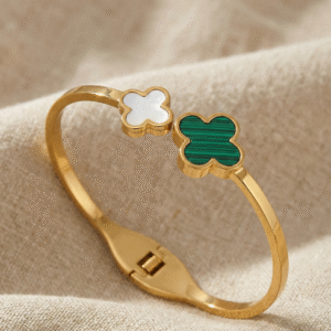 Double Fortune Open Bangle