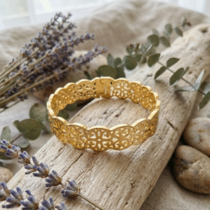 Golden Mesh Bangle