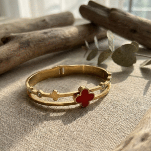 Red Crimson Luck Bangle