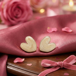 The Ivory Swirl Hearts